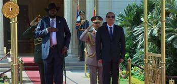 الرئيس السيسي: تعزيز الشراكة الاستراتيجية مع جنوب السودان في مختلف المجالات 