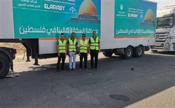 دخول 15 شاحنة مساعدات جديدة إلى فلسطين من معبر رفح اليوم.. والإجمالي يرتفع لـ 50