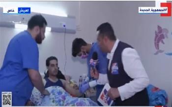 مستشفى العريش يواصل استقبال الجرحى ومرافقيهم من الأشقاء الفلسطينيين