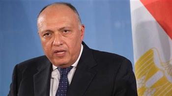 وزير الخارجية يترأس وفد مصر المُشارِك بمؤتمر باريس حول الأوضاع الإنسانية في غزة