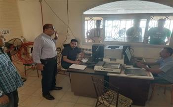رئيس مدينة مرسى علم يتفقد المركز التكنولوجي لخدمة المواطنين 