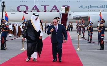 غدًا.. أمير قطر يصل القاهرة للقاء الرئيس السيسي 