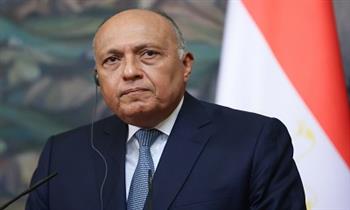  سامح شكري: مصر تندد بأي ممارسات تجبر الفلسطنين على النزوح من أرضهم