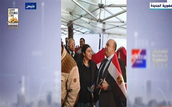 الجالية المصرية في باريس تصوت بكثافة بالانتخابات الرئاسية 2024 «فيديو»
