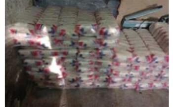 ضبط 8 أطنان سكر في مصنع تعبئة بدون ترخيص بالقاهرة
