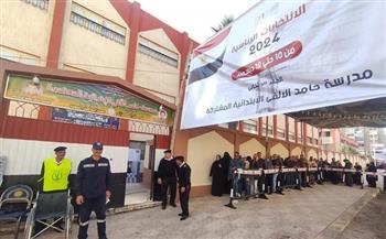 إقبال كبير من الناخبين على لجان بورسعيد مع بدء التصويت بالانتخابات الرئاسية 2024