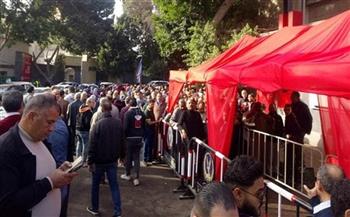 إقبال كبير من الشباب على التصويت في مدرستي فاطمة عنان وسيزا النبراوي بالتجمع الخامس