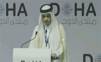 وزير خارجية قطر : ما يحدث في غزة يدفع إلى توجيه أسئلة مشروعة عن ماهية النظام الدولي 