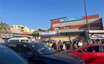 احتشاد آلاف المواطنين أمام لجان الانتخابات الرئاسية بالإسكندرية في أول أيام التصويت 