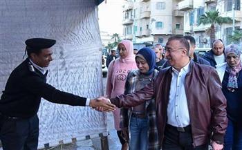 محافظ الإسكندرية يتفقد عددًا من لجان الانتخابات الرئاسية