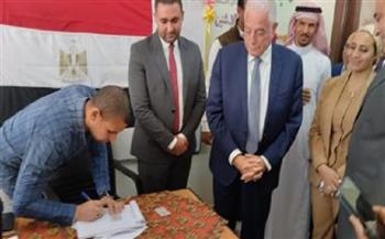 محافظ جنوب سيناء يتفقد لجان الانتخابات الرئاسية بشرم الشيخ