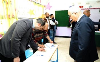 وزير التعليم يُدلى بصوته في الانتخابات الرئاسية 2024 بلجنة فاطمة عنان بالقاهرة الجديدة 