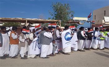 توافد المواطنيين للمشاركة في العملية الانتخابية بأبو رماد بالبحر الأحمر