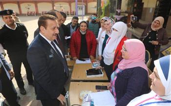 محافظ المنوفية يتفقد ميدانياً عدداً من اللجان الانتخابية في ثاني أيام الانتخابات الرئاسية  2024 