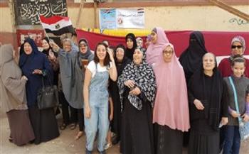 توافد كثيف للناخبين أمام لجان الاقتراع في كفر الشيخ