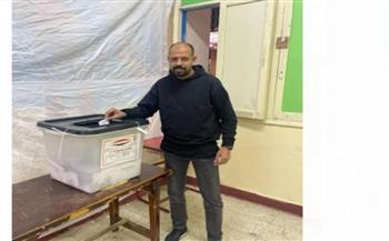عماد النحاس يدلي بصوته في الانتخابات الرئاسية 2024