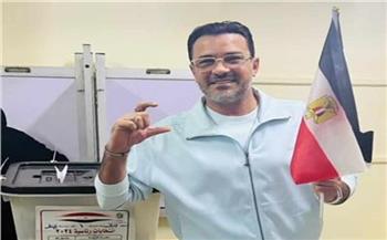 محمد رجب يدلى بصوته فى الانتخابات الرئاسية 2024