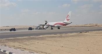 إقلاع الطائرة الإغاثية الـ 39 من الجسر الجوي الكويتي متجهة إلى مطار العريش لإغاثة غزة