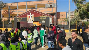 ازدحام اللجان الانتخابية بمصر الجديدة في آخر أيام الانتخابات 