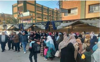  إقبال كبير من المكفوفين على الانتخابات الرئاسية في لجان محافظة كفر الشيخ 