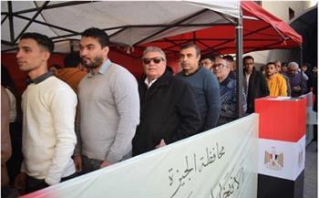 إقبال على لجان الاقتراع في آخر أيام الانتخابات الرئاسية بالجيزة 