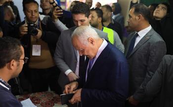 أبوالغيط بعد إدلائه بصوته: زخم الانتخابات الرئاسية رسالة للعالم بأن مصر مصممة على الاستقرار والتنمية 