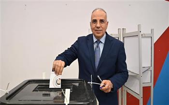 وزير الري يدلي بصوته في الانتخابات الرئاسية