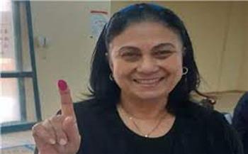 سلوى عثمان تشارك بصوتها في ثالث وآخر أيام الانتخابات الرئاسية 2024