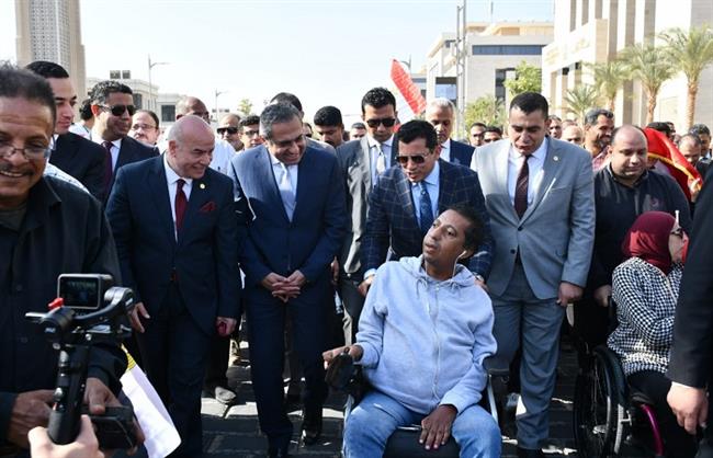 1000 شاب يدلون بأصواتهم بانتخابات الرئاسة بالعاصمة الإدارية