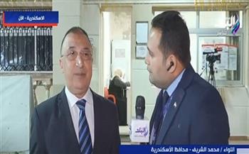 بالرغم من سوء الأحوال.. محافظ الإسكندرية: إقبال كثيف على اللجان الانتخابية