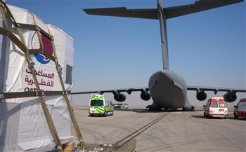 طائرة مساعدات قطرية تتوجه إلى العريش دعمًا لأهالي  غزة