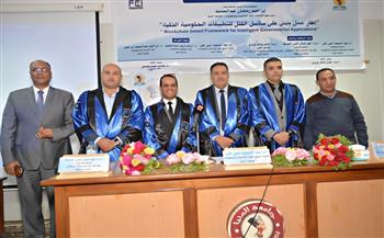 الباحث إبراهيم رمضان يحصل على درجة الماجستير من جامعة المنيا