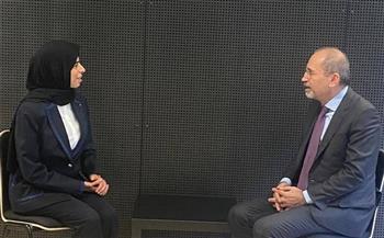 وزير الخارجية الأردني يلتقي وزير الدولة للتعاون الدولي ‎القطري