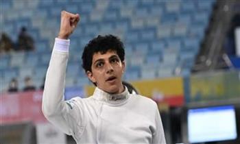 محمد ياسين يفوز بذهبية كأس العالم للشباب لسيف المبارزة