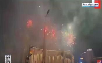 شاهد.. احتفالية بميدان التحرير بمناسبة فوز الرئيس السيسي بالانتخابات الرئاسية