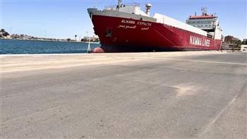 تداول 11 ألف طن بضائع عامة ومتنوعة و741 شاحنة بموانئ البحر الأحمر
