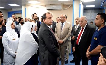 رئيس جامعة بني سويف يفتتح التوسعات الجديدة بالمستشفى الجامعي