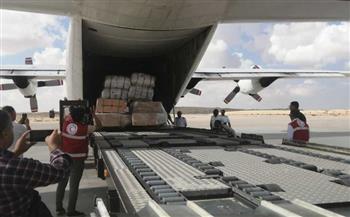 مطار العريش يستقبل طائرة مساعدات إنسانية من بلجيكا لصالح غزة 