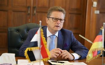 سفير ألمانيا بالقاهرة: مشروع ميناء دمياط علامة فارقة في العلاقات الثنائية مع مصر