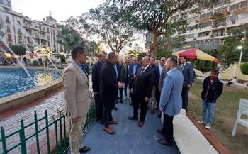 محافظ القاهرة يفتتح أعمال تطوير حديقة غرناطة