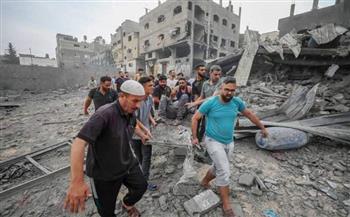 شهيدان وجرحى فلسطينيون في قصف طائرة مسيرة مخيم البريج