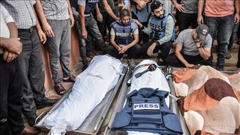 ارتفاع عدد الشهداء الصحفيين جراء العدوان الإسرائيلي على غزة إلى 99 