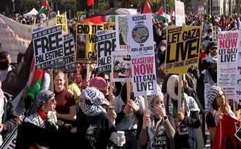 مظاهرات في الولايات المتحدة تطالب بإنهاء الدعم العسكري لإسرائيل