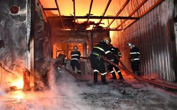 النيران تلتهم 450 «ديك رومي» في حريق مزرعة بالغربية 