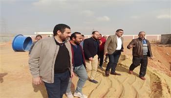 مسؤولو الإسكان يتفقدون مشروع محطة رفع المياه بمدينة بدر