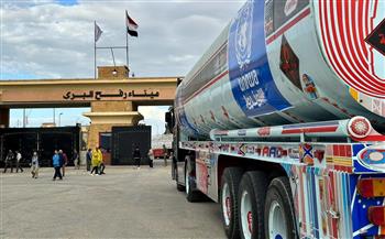 بينها وقود.. عبور 76 شاحنة ميناء رفح البري إلى قطاع غزة 