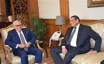 محافظ بورسعيد يستقبل وزيرا التنمية المحلية والزراعة 
