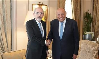 وزير الخارجية يستقبل نظيره الأردني بمقر وزارة الخارجية 