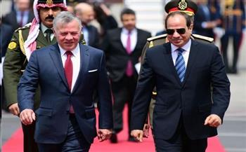 قمة بين الرئيس السيسي وعاهل الأردن اليوم في القاهرة