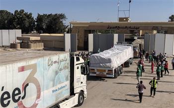 إدخال 114 شاحنة مساعدات من معبر رفح لدعم الفلسطينيين في غزة